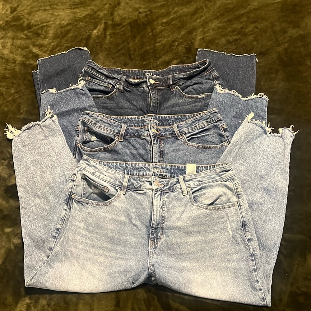 Bundle🔥 Time and Tru 3 pair of Jeans